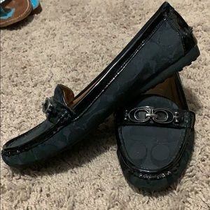 BRAND NEW coach black flats